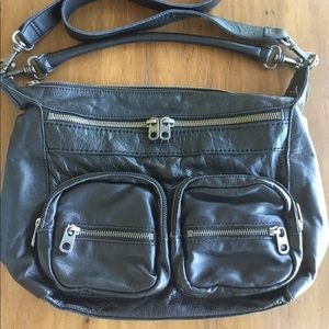 Black leather Liebeskind purse